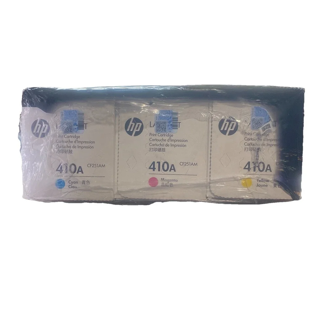 New HP 410A 3 Color Toner Set C M Y CE411A CE412A CE413A Sealed Box